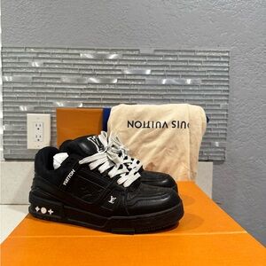 Louis Vuitton Black and White Sneakers